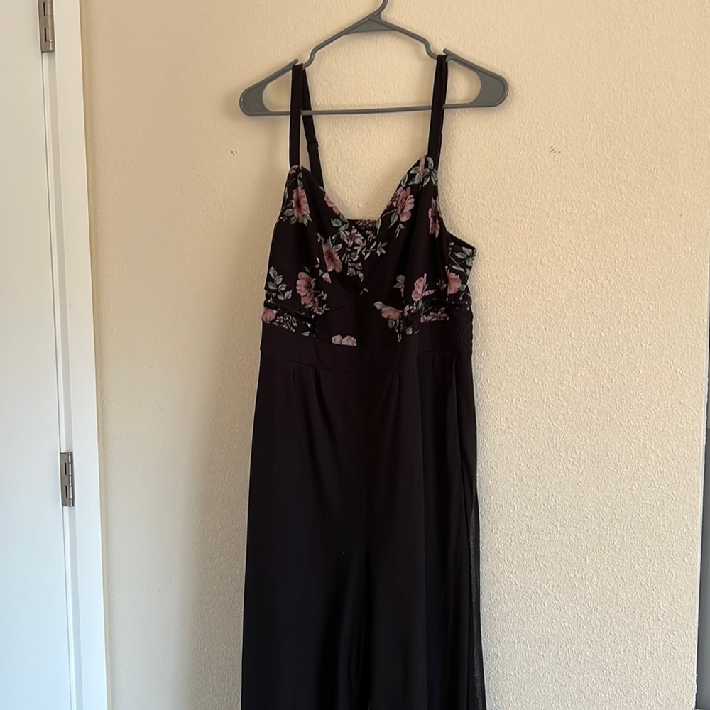 Torrid Floral Jumpsuit with Empress Waistline (approx size 10)